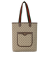 Ophidia GG Small Tote, &pound;650, Handbags, Brown, Canvas/Leather, Front view